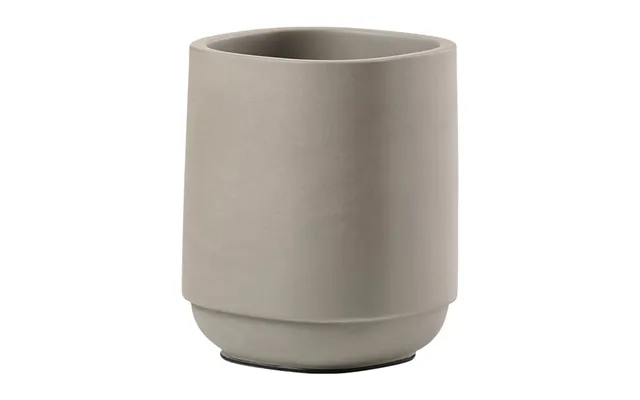 Zone Denmark Time Toothbrush Mug 9.8 Cm Concrete