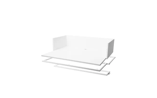 Zweed Molto Desk Module 840 White - Incl. White Metal Frames