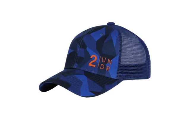 2undr Blue Camouflage Mesh Back Cap For Active Men Perfect For Running And Outdoor Activities
