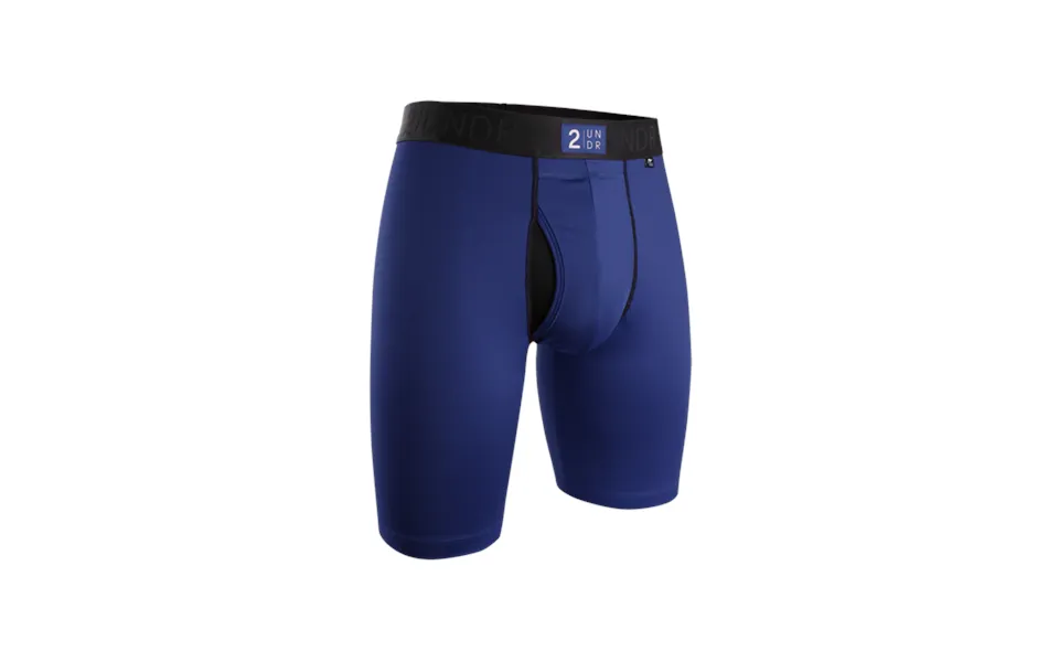2undr Power Shift Long Leg Size Men's Underwear - Comfortable Navy For Active Training