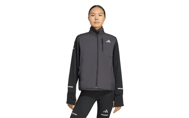 Adidas Adi365 Warm Jacket M Black For Running And Outdoor Activities - Lightweight And Breathable Design product image