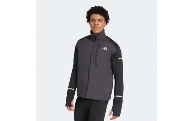 Adidas Adi365 Warm Jacket Size L Men - Black, Perfect For Running And Outdoor Activities In Cold Weather product image