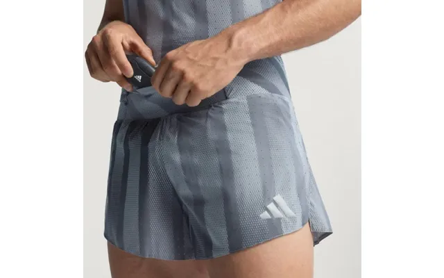 Adidas Adizero P Men's 5-inch Running Shorts - Lightweight And Breathable In Grey For Optimal Performance