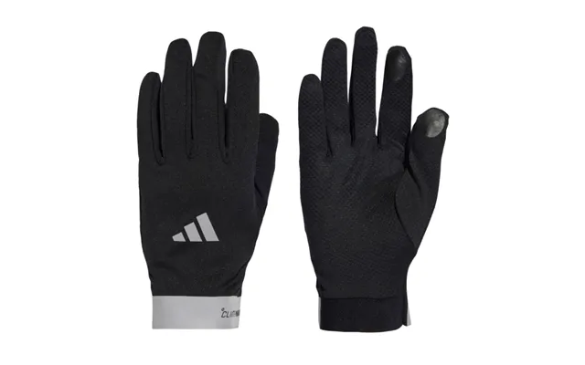 Adidas Run Gloves Large - Black Running Gloves For Optimal Comfort And Grip During Training And Competitions