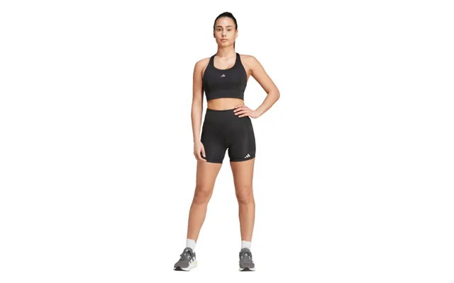Adidas Women's Black Own The Run Compression Short Tights For Ultimate Running Comfort