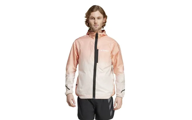 Adidas Xrp Light Windbreaker Jacket Xl Men - Lightweight, Windproof Running Jacket In Orange For Optimal Performance