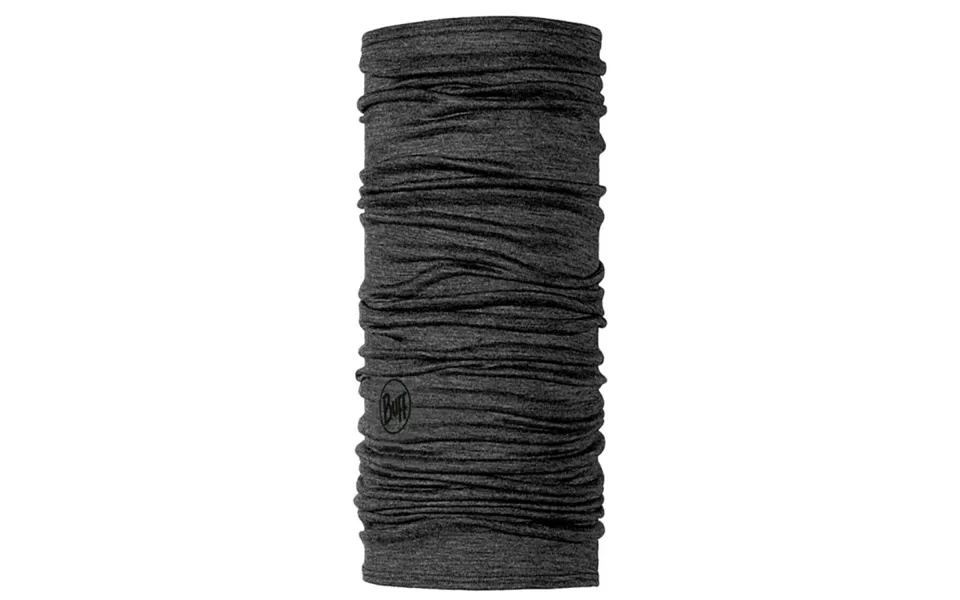 Buff Merino Wool Hat In Solid Grey - Lightweight And Warm For Running And Outdoor Activities