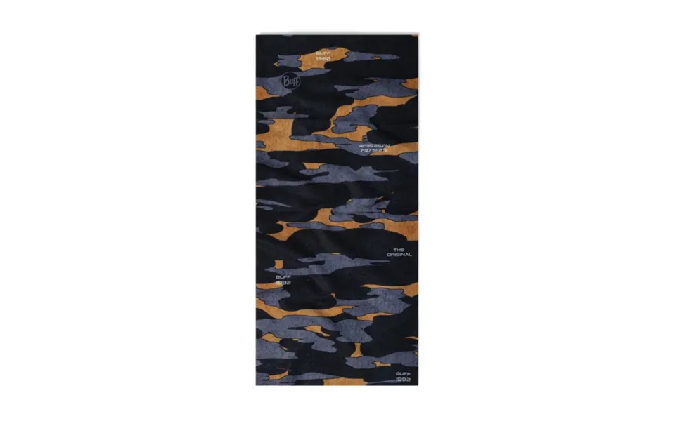 Buff Original Ecostretch Junior Cap In Black Yellow Grey - Ideal For Young Runners