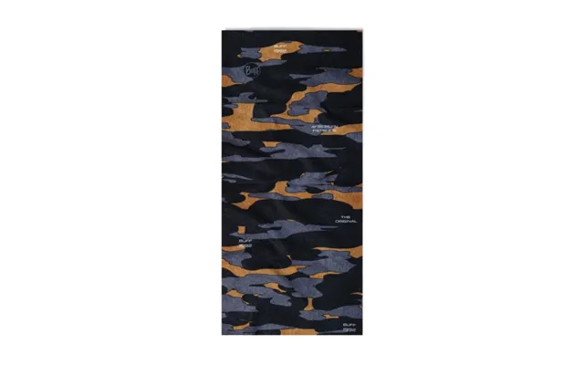 Buff Original Ecostretch Junior Cap In Black Yellow Grey - Ideal For Young Runners