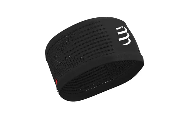 Compressport Black Headband Breathable - Comfortable Sweat-wicking Running And Training Accessory