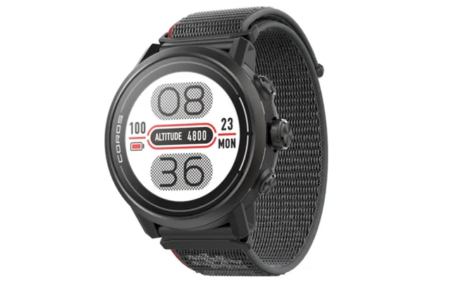 Coros Apex 2 Black Premium Gps Running Watch With Advanced Training Features - One Size