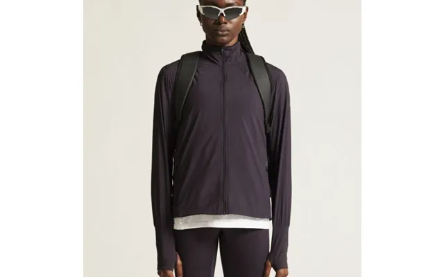 Craft Adv Essence Wind Jacket For Women - Lightweight Running Jacket In Dark Plum
