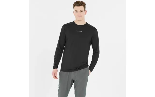 Endurance Long-sleeve Running T-shirt Men’s Ideal For Cold Weather Training - Black