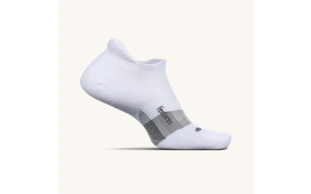 Feetures Elite Ultra Light Socks White Xl Eu 47-51 - Ultimate Comfort For Running And Training