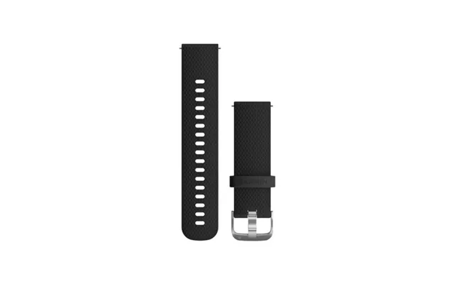 Garmin Quick Release 20 Mm Silicone Strap In Black For Active Watch Users