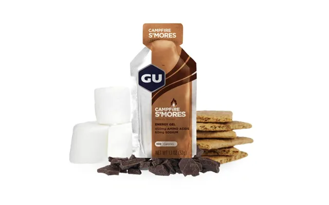 Gu Energy Gel Campfire S'mores - Ideal For Long Runs & Quick Energy Boost, 32g Pack product image