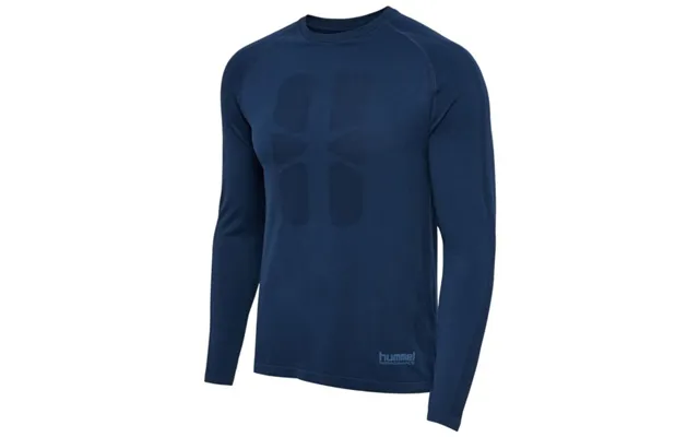 Hummel Hiit Seamless Ls Tee M Blue Men