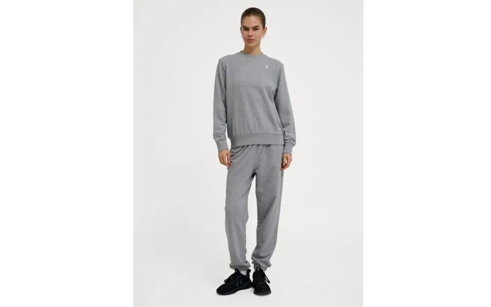 Hummel Pulse Sweat Crewneck Grey S - Comfortable Running And Leisure Top For Ultimate Relaxation