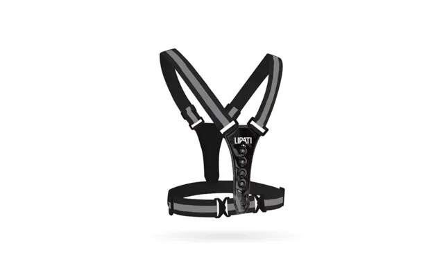 Lipati Reflective Running Vest In Black - Enhanced Visibility For Nighttime Runs