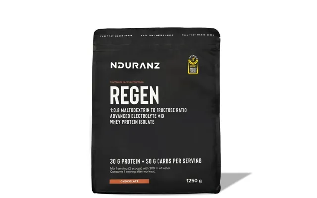 Nduranz Regen Energy Powder 1250g - Chocolate Flavour For Optimal Recovery