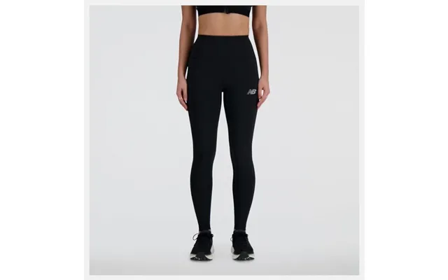 New Balance Athletics Women's Sleek 27 High Rise Leggings For Ultimate Comfort In Black