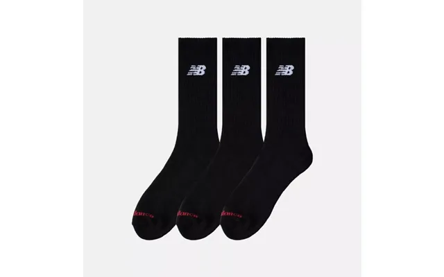 New Balance Everyday Crew Socks 3-pack Xl Black - Comfort And Support For Daily Activities