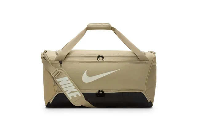 Nike Brasilia 9.5 Duffel Bag 60l - Versatile Training Bag For Running And Fitness In Brown