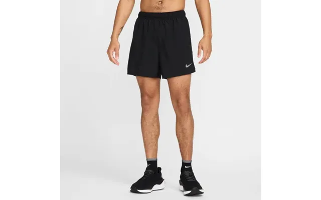 Nike Dri-fit Challenger 2-in-1 5 Running Shorts For Men - Black Reflective Silver