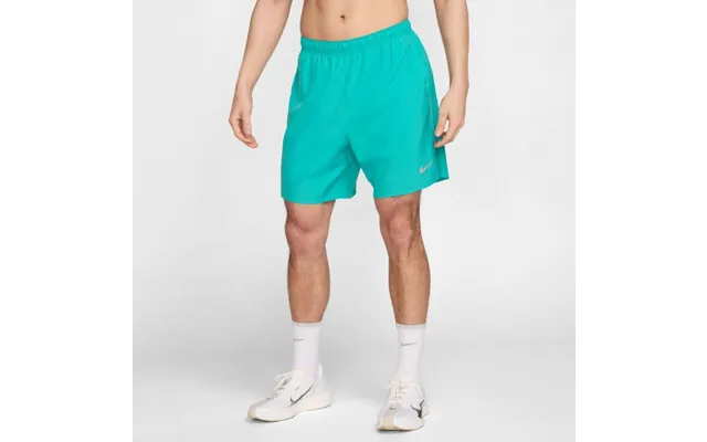 Nike Dri-fit Challenger 2-in-1 7-inch Running Shorts For Men - Green, Perfect For Running And Training Size S