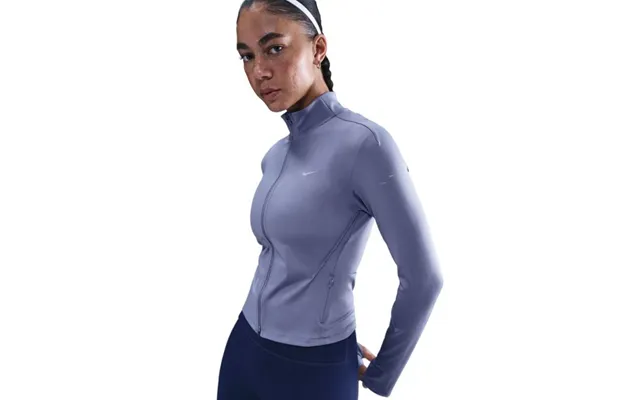 Nike Dri-fit Full-zip Mid-layer Running Top L Blue Women