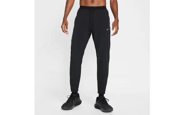Nike Dri-fit Stride Woven Running Pants For Men - Black With Reflective Silver Details