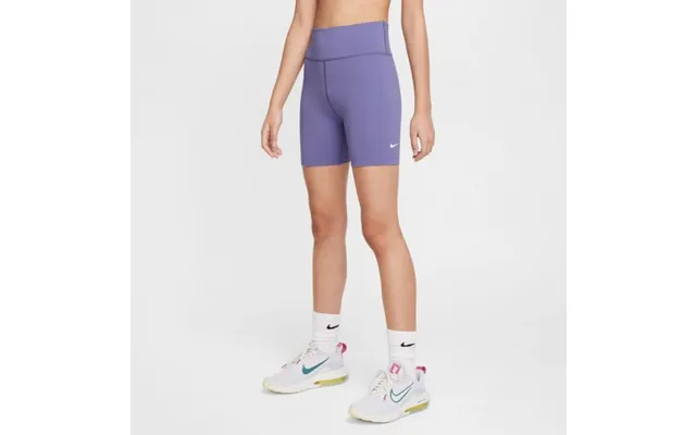 Nike One Dri-fit Biker Shorts Xl - Lilac For Active Training And Comfortable Running
