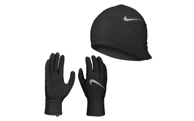 Nike Running Headband And Glove Set S M Black Men