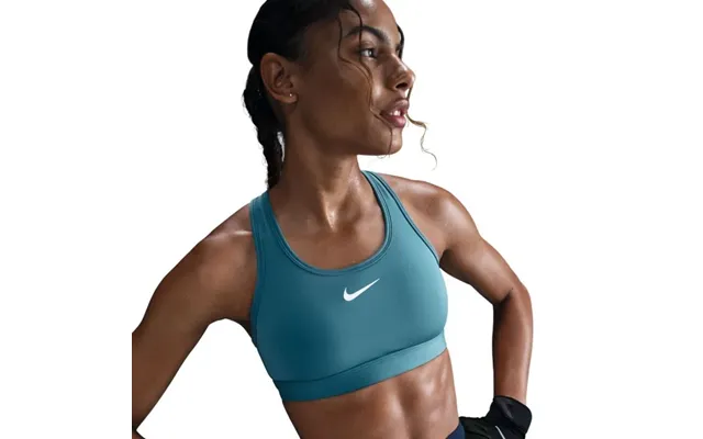 Nike Swoosh Medium Support Bra Xs Blue Women