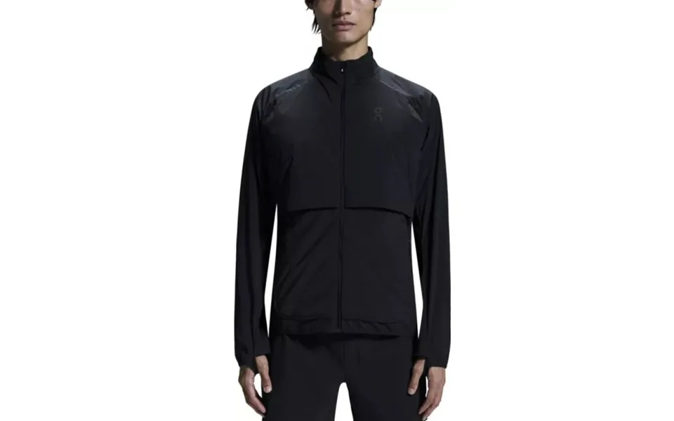 On Weather Jacket Insulated Running Jacket Black - Perfect For Cold Weather Runs, Size M