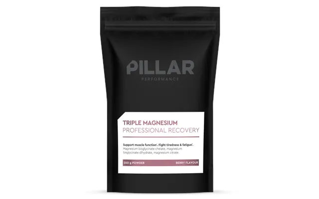 Pillarperformance Triple Magnesium Recovery Powder - Berry Flavour For Optimal Muscle Relief product image