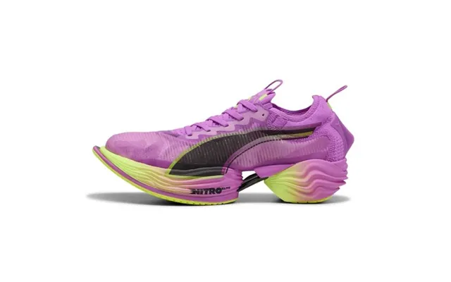 Puma Fast-r Nitro Elite 2 Men's Running Shoes In Pure Magenta Yellow Alert For Speed Enthusiasts