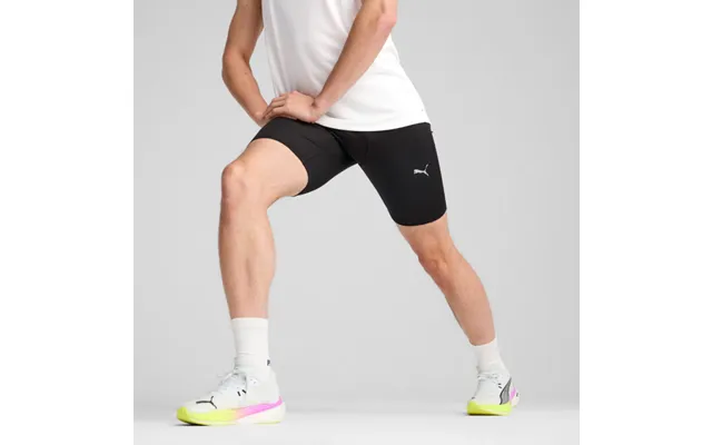 Puma Run Foundation 8 Inch Men's Tights - Black, Perfect For Running And Training