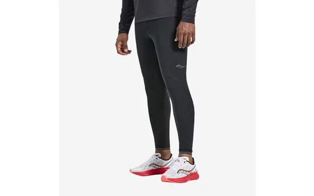 Saucony Solstice Tight Size S Men’s Black Running Tights For Training And Long Runs