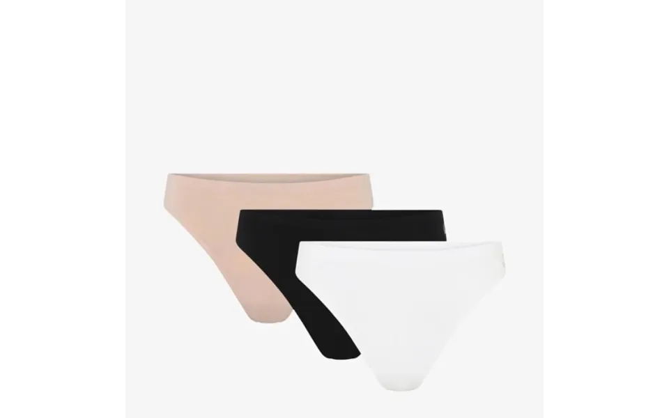 Urban Quest Bamboo String Brief 3-pack Xl White Black Pink - Comfortable Everyday Underwear For Active Lifestyles