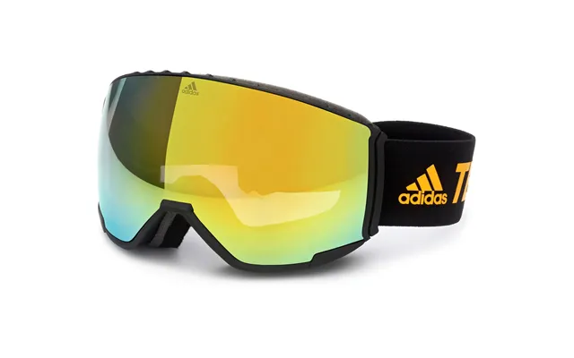 Adidas Sport Unisex Sp0039 02l Ski Goggles Plastic Black-opaque Transparent Mask Mirrored product image