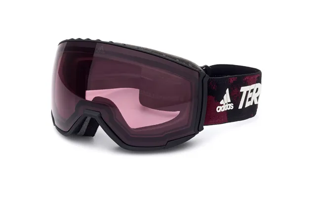 Adidas Sport Unisex Sp0039 02s Ski Goggles Plastic Black-opaque Red Mask Normal product image