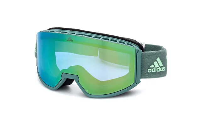 Adidas Sport Unisex Sp0040 97q Ski Goggles Plastic Green Green Mask Mirrored product image