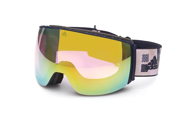 Adidas Sport Unisex Sp0053 91z Ski Goggles Plastic Blue Violet Mask Mirrored Shaded product image