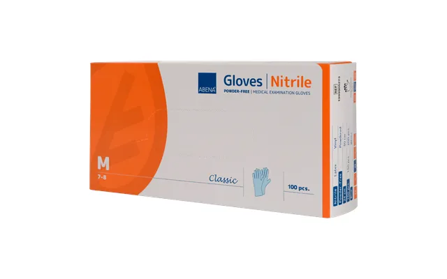 Nitrile Gloves Medium - Blue, Abena, ,