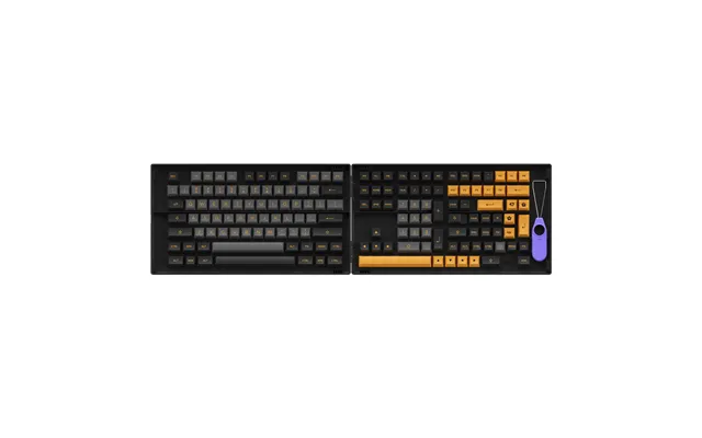 Black & Bronze Keycap Set 158-key