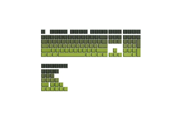 Forest Gradient Keycap Set 135-key