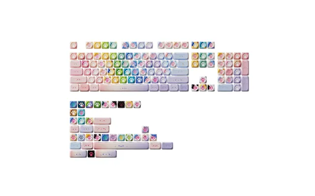 Kitty Paws Keycap Set 142-key