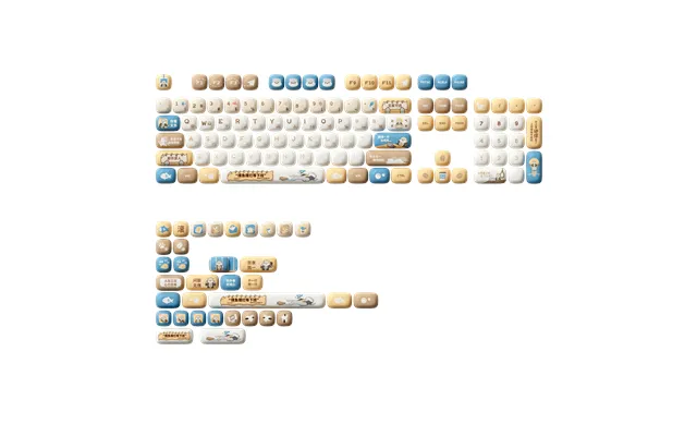 Otter Hustle Keycap Set 138-key