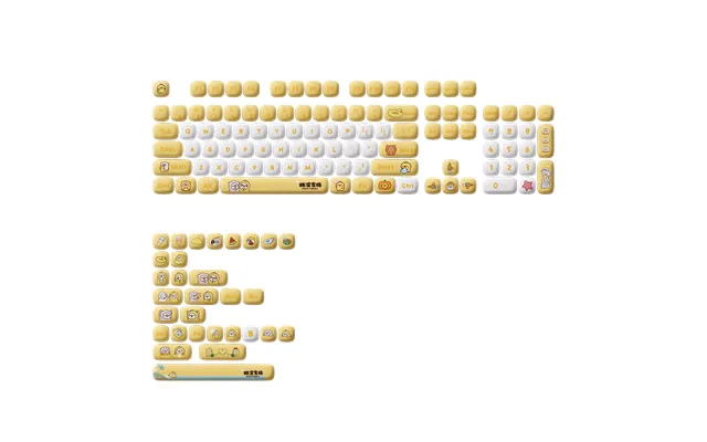 Poco Duck Keycap Set 136-key
